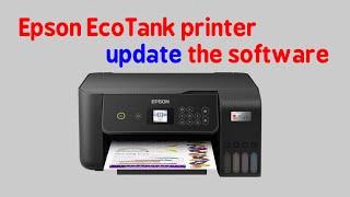 How to update the Epson EcoTank printer software