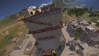 Impossible trick on a mini in rust/RUST  #shorts  #rust #funny #crazy #flight  #fly