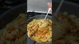 Tagliatelles aux poulet facile à faire !!  #shorts #recette #pâtes #tagliatelles #seizemay