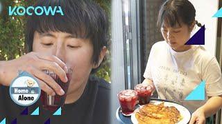 Kian84 & Haejun enjoy Na Rae's kimchi jeon and cocktail mukbang l Home Alone Ep 472 [ENG SUB]