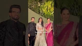 Saniya Mirza at PV Sindhu Reception | PV Sindhu weds Venkata Datta Sai #saniyamirza #pvsindhu #viral