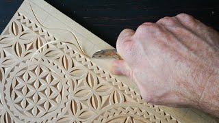 How to Chip Carve - Woodcarving with Simple Hand Positions and Chip Patterns