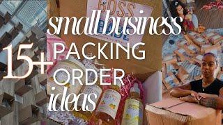 CREATIVE IDEAS FOR PACKAGING ORDERS IN SMALL BUSINESSES : PACKAGING ORDERS IDEAS FOR SMALL BUSINESS