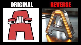 Reverse Alphabet Lore But From The Future (A-Z...) - Alphabet Lore Meme Animation - TD Rainbow