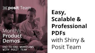 PDF Palooza  Save time with dynamic PDFs powered by Quarto, Shiny & Posit