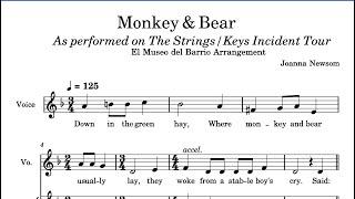 “Monkey & Bear” Joanna Newsom piano tutorial by bjorksdottir