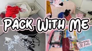 Pack With Me For A UK Family Holiday! Mini Break Packing Tips & Simple System