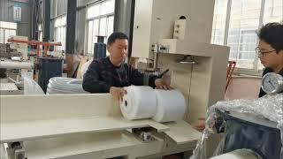 Good price manual maxi roll toilet paper cutting machine