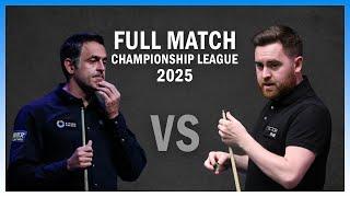 Ronnie O'Sullivan Vs Jak Jones Full Match Championship League 2025 Snooker Highlights