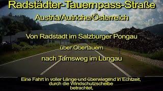 Radstädter Tauernpass / Austria/Österreich/Salzburg_Durch die Windschutzscheibe betrachtet_Komplett