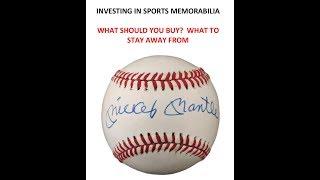 Investing in Autographed Sports Memorabilia - The Powers Sports Memorabilia Show #14