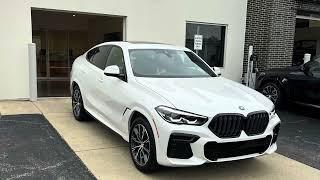 2023 BMW X6 40i Mineral White