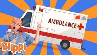 Ambulance Song & MORE! | Blippi Songs | Trains for Children | Train Song | Moonbug for Kids