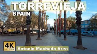 Torrevieja (Center) - Antonio Machado Area  | Costa Blanca - Walking tour 2024 [4k 60fps]