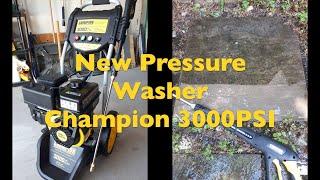 New Pressure Washer: Champion 3000psi