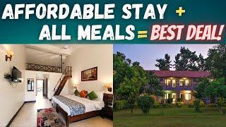 Stay at this beautiful resort in budget in Jim Corbett National Park || Stay, Food, Bonfire, Safari