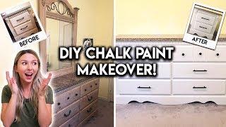 DIY DRESSER MAKEOVER | EASY CHALK PAINT TUTORIAL