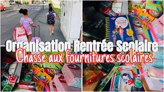 Organisation rentrée scolaire  Back to Shcool ▪️ Maman de 3 enfants ▪️Retour de Courses