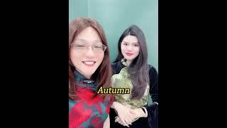 #chinese lesson-75 #season by 2 #beautiful #teachers #chineselearning #mandarin #youtubeshorts #fyp