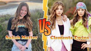 Clements Twins (Ava And Leah Clements) VS Salish Matter Transformation  New Stars From Baby To 2023