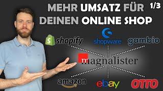 Umsatzwachtstum durch magnalister Schnittstelle zu eBay Amazon & Co. für deinen Shopware Shop