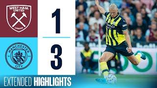 EXTENDED HIGHLIGHTS | WEST HAM 1-3 MAN CITY | Haaland with ANOTHER hat-trick