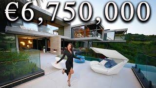 Touring a €6,750,000 FLOATING Concrete House in Behahavis Marbella, Spain