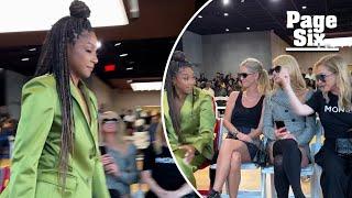 Tiffany Haddish walks the NYFW runway on Kathy Hilton's dare: 'Nothing but trouble'