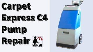 Carpet Express C4 Carpet Steam Cleaner Pump repair