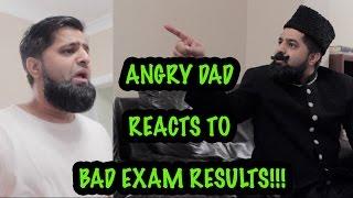 ANGRY DAD REACTS TO BAD EXAM RESULTS!!! (COMEDY SKETCH)