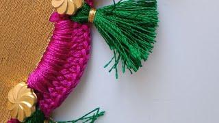 ಸೀರೆ ಕುಚ್ಚು#26.sarre tassels with beads designs tutorial for biginners.learn with me