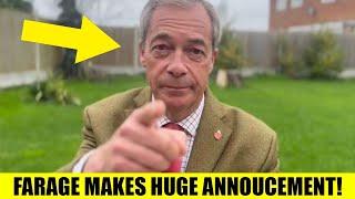 Nigel Farage Makes HUGE Announcement That Changes Everything For REFORM!