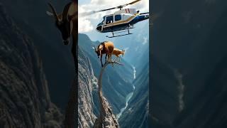 Peak Pursuit: Goats' High-Speed Cliff Sprint! 