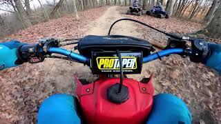 ATC250R at Wayne National Forest Dorr Run Ohio