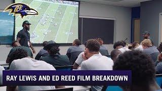 Ray Lewis, Ed Reed Teach How to Watch Film | Baltimore Ravens