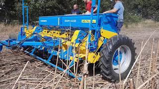 Сеялка прямого посева  "СІЧ-4,2" No-till нулевая технология Ремсинтез  ч.2