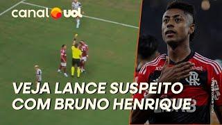 BRUNO HENRIQUE: VEJA LANCE SUSPEITO COM CARTÃO EM FLAMENGO X SANTOS QUE É ALVO DE OPERAÇÃO DA PF