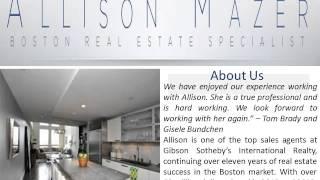 AllisonMazer realtors in boston