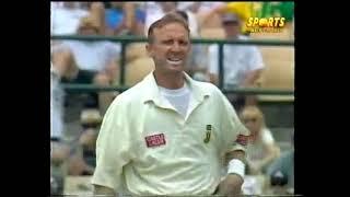 Allan Donald hostile spell to the Waugh brothers, 2nd test SCG 199798 | robelinda