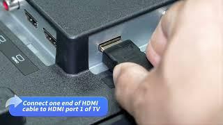 How to use HDMI connect to computer for Haier TV