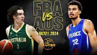 France vs Australia Full Game Highlights | Olympics Warm-Up | July 21, 2024 | FreeDawkins