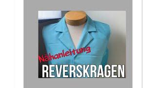 Reverskragen nach eigene Schnittmuster nähen #einfache Nähanleitung #DIY