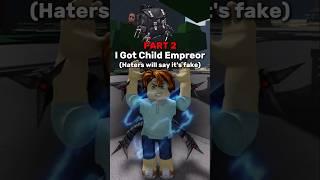 I Got Child Empreor in TSB  | The Strongest Battlegrounds #thestrongestbattlegrounds #tsb #tsbg #kj