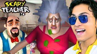 Destroying SCARY TEACHER’s DATE|| Winter Pranks Scary Teacher 3d Gameplay