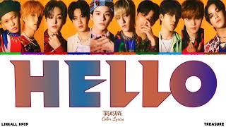 TREASURE – HELLO (Color Lyrics)