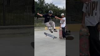 ⁠​⁠Teaching skate tricks to one of my biggest fans! @2.ChivosCorridos #skateboarding #skate #shorts