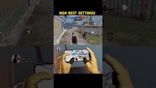 Bgmi Pubg Mobile Tdm M24 Best Setting Guide #shorts