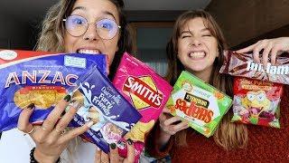 Trying Australian Snacks w/ Georgia Productions