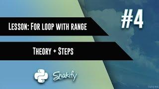 For loop with range theory