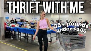 Thrift With Me at the Goodwill Outlet | $100 Bins Haul + What Can I Turn It Into?